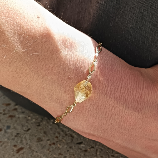 bracelet-vintage-or-citrine