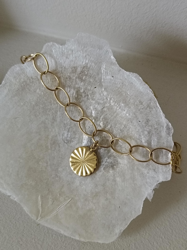 bracelet-grosse-maille-orlaminé bracelet-maillons-fantaisie-mode